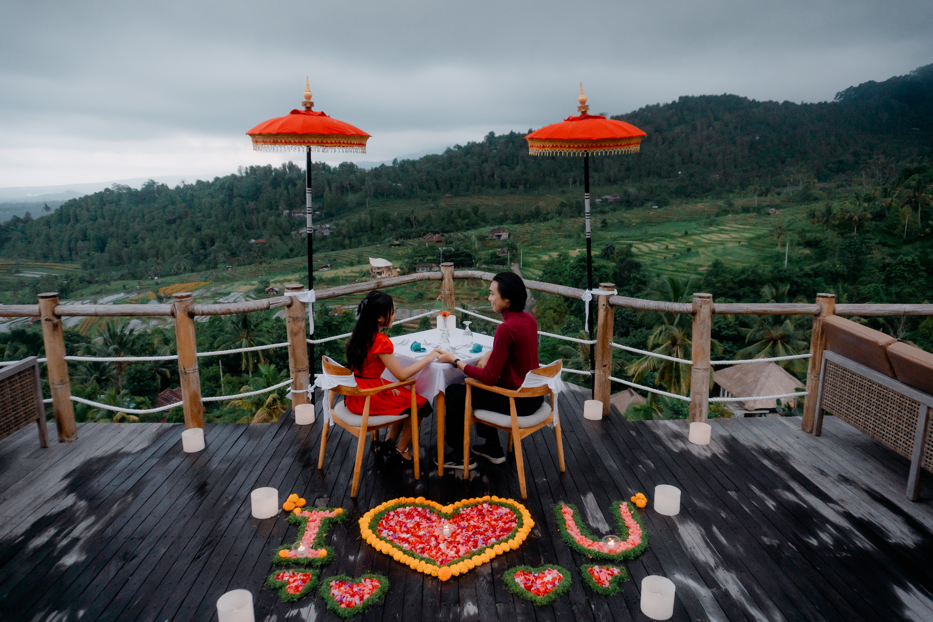 Indian Romantic Candle Light Dinner at Maha Hills, Lovina (Couple Only)