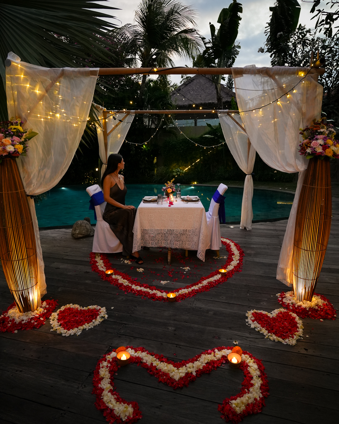 Romantic Candle Light Dinner at Blue Karma Dijiwa Seminyak (Couple Only)