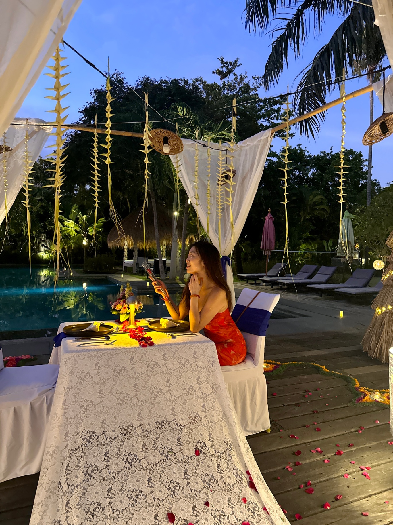 Romantic Candle Light Dinner at Blue Karma Village Ubud (Couple Only)