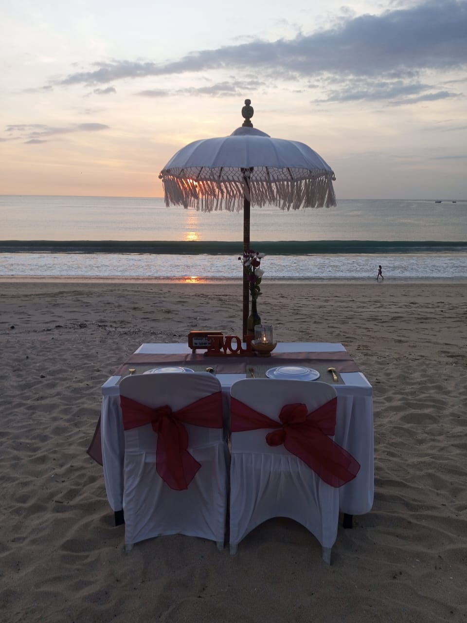 Bali Sea Beach House by Maharaja (Basic Decor) at Jimbaran— Romantic Indian Candle Light Dinner