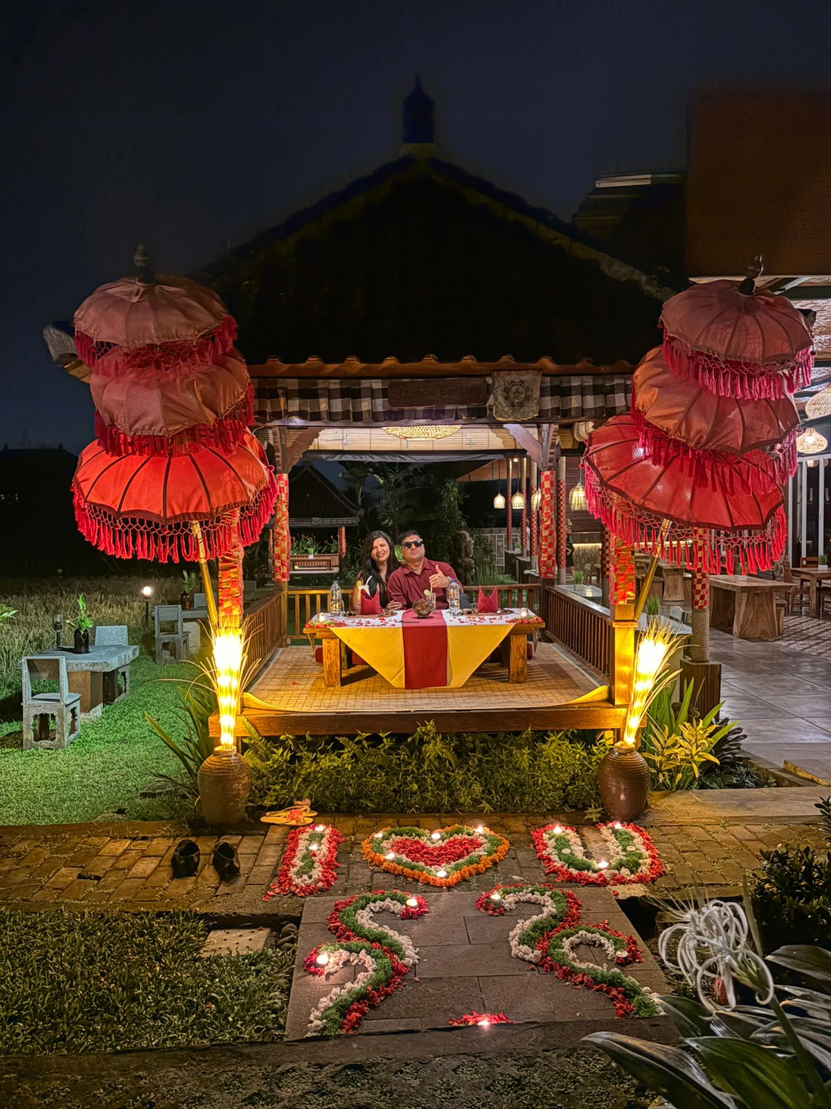 Alam Puisi — Indian Candle Light Dinner at Gazebo