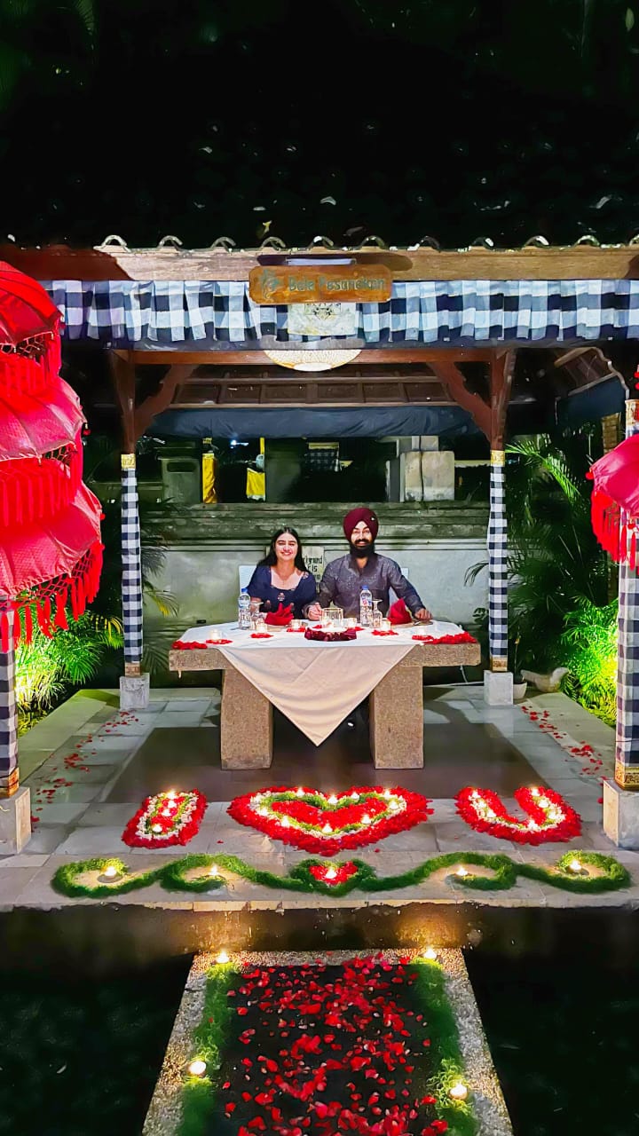 Alam Puisi — Indian Candle Light Dinner at Meta Batu